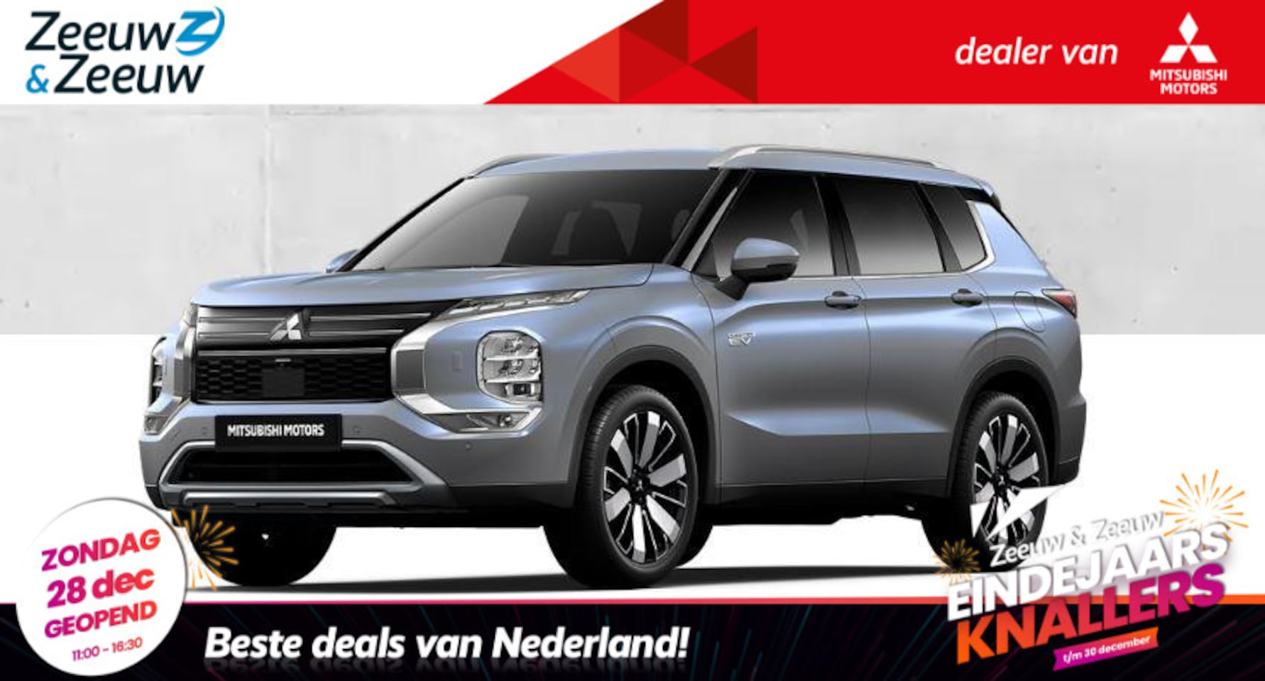 Mitsubishi Outlander - 2.4 PHEV Instyle € 6.000 + € 500 euro Accessoire cheque |  8 jaar garantie | Snel leverbaa - AutoWereld.nl