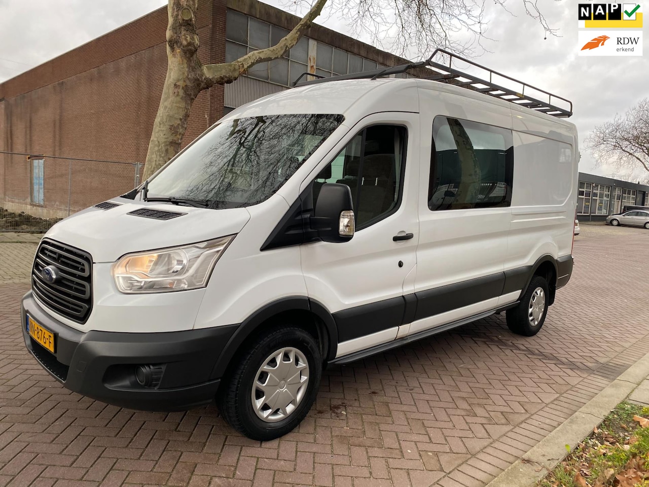 Ford Transit - 350 2.2 TDCI L2H2 DC Ambiente * Cruise Control * 2015 * Euro5 * 92KW=125PK * APK 17-4-2026 - AutoWereld.nl
