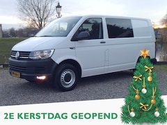 Volkswagen Transporter - 2.0 TDI DC Comfortline 141PK - Airco - Navigatie - Dubbel Cabine Tweede kerstdag open van