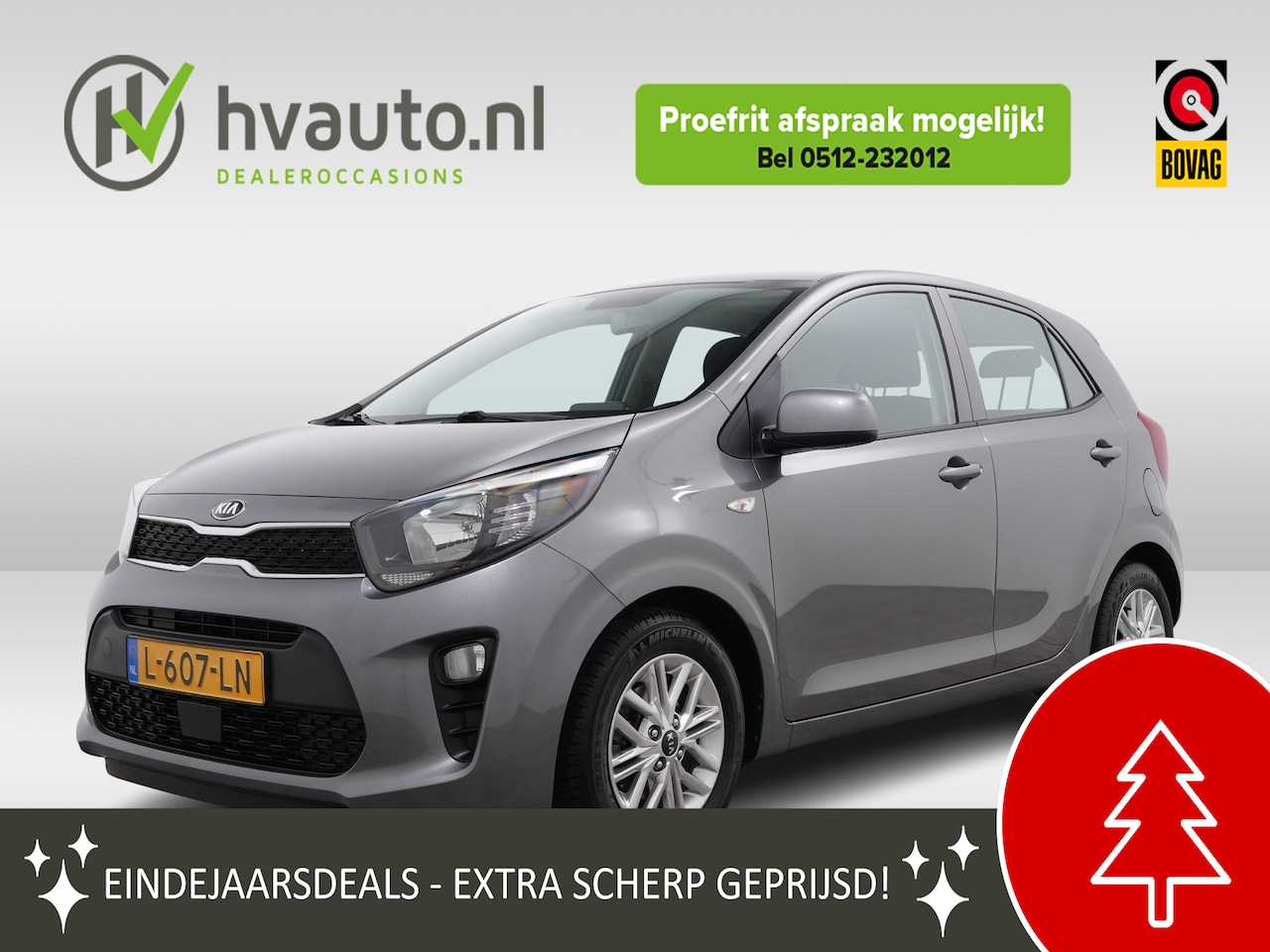 Kia Picanto - 1.0 DPI DYNAMICLINE | Camera | Carplay | Cruise - AutoWereld.nl