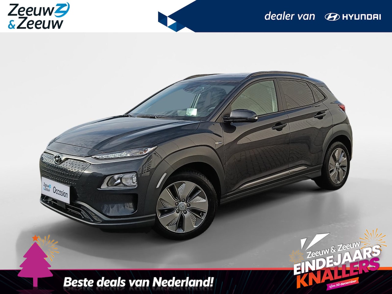 Hyundai Kona Electric - EV Fashion 64 kWh Zonnendak! | 58.000KM! | Grote accu! - AutoWereld.nl