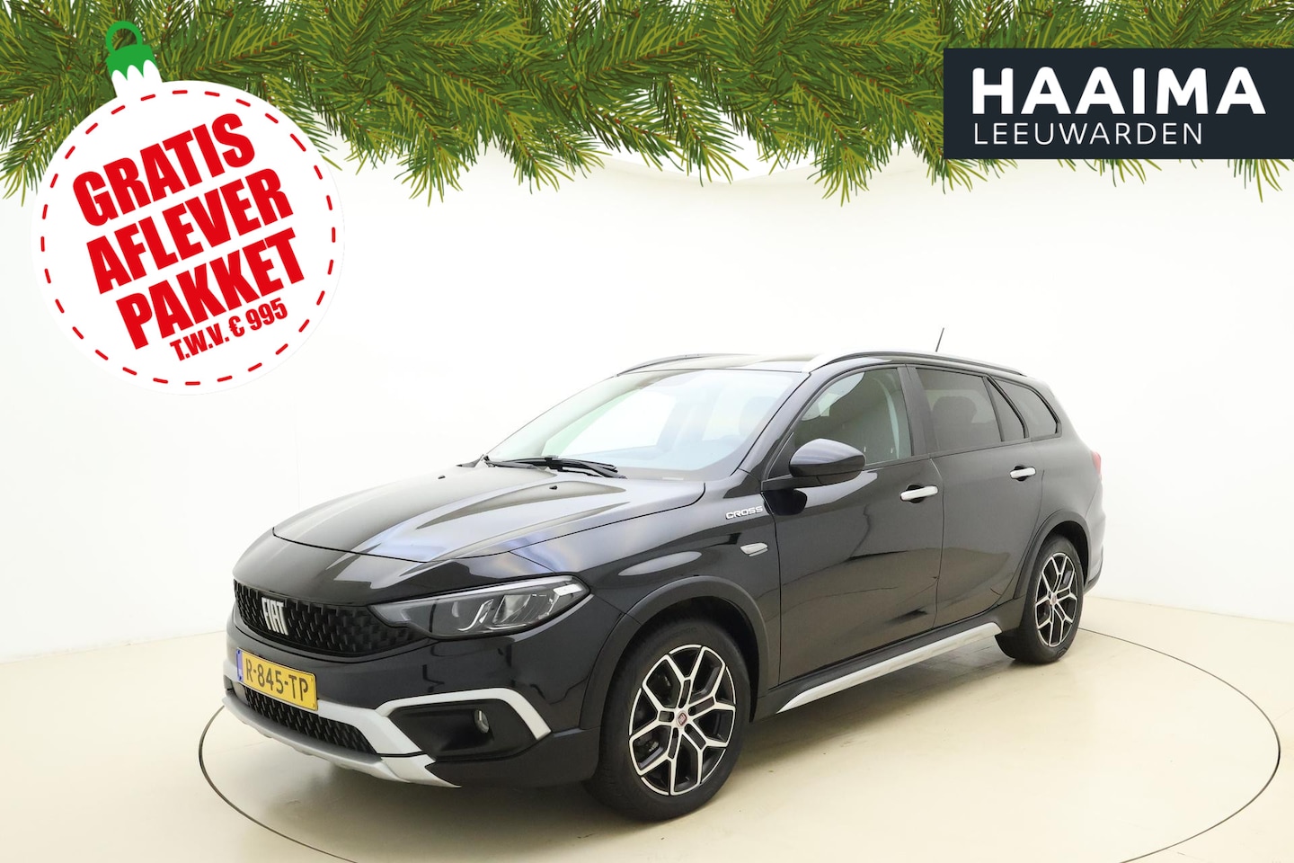 Fiat Tipo Stationwagon - Cross 1.5 Hybrid Automaat | Navigatie | Trekhaak | Climate control | Keyless | Dakrails | - AutoWereld.nl