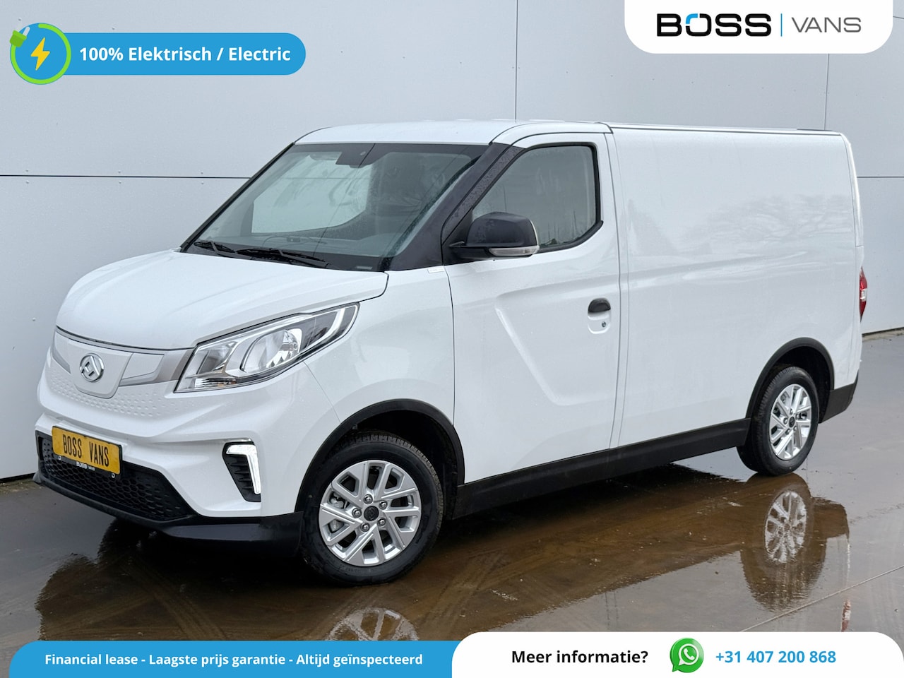 Maxus eDELIVER 3 - 122PK Nieuw! L1 SWB Elektrisch 50kWh 227km WLTP Carplay Touchscreen scherm Camera Parkeers - AutoWereld.nl