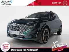 Nissan Qashqai - 1.3 MHEV Xtronic N-Design |1800kg trekgewicht|Coldpack|Panoramisch dak|Camera rondomzicht|