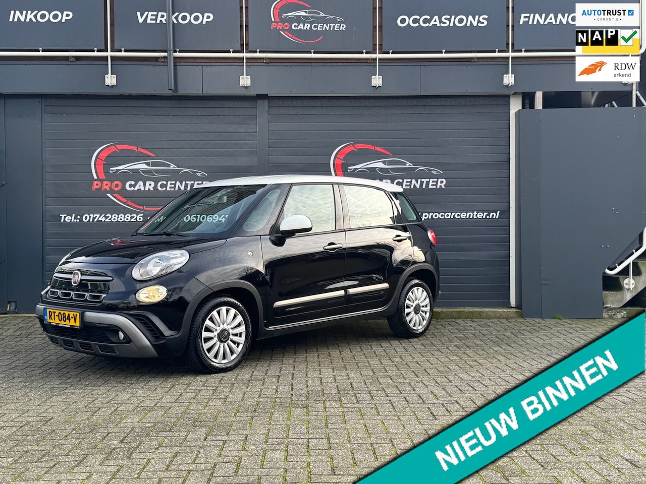 Fiat 500 L - 0.9 TwinAir Cross CLIMATE|CRUISE|CARPLAY|CAM|PDC|EL.RAMEN|NAP|APK|LMV - AutoWereld.nl