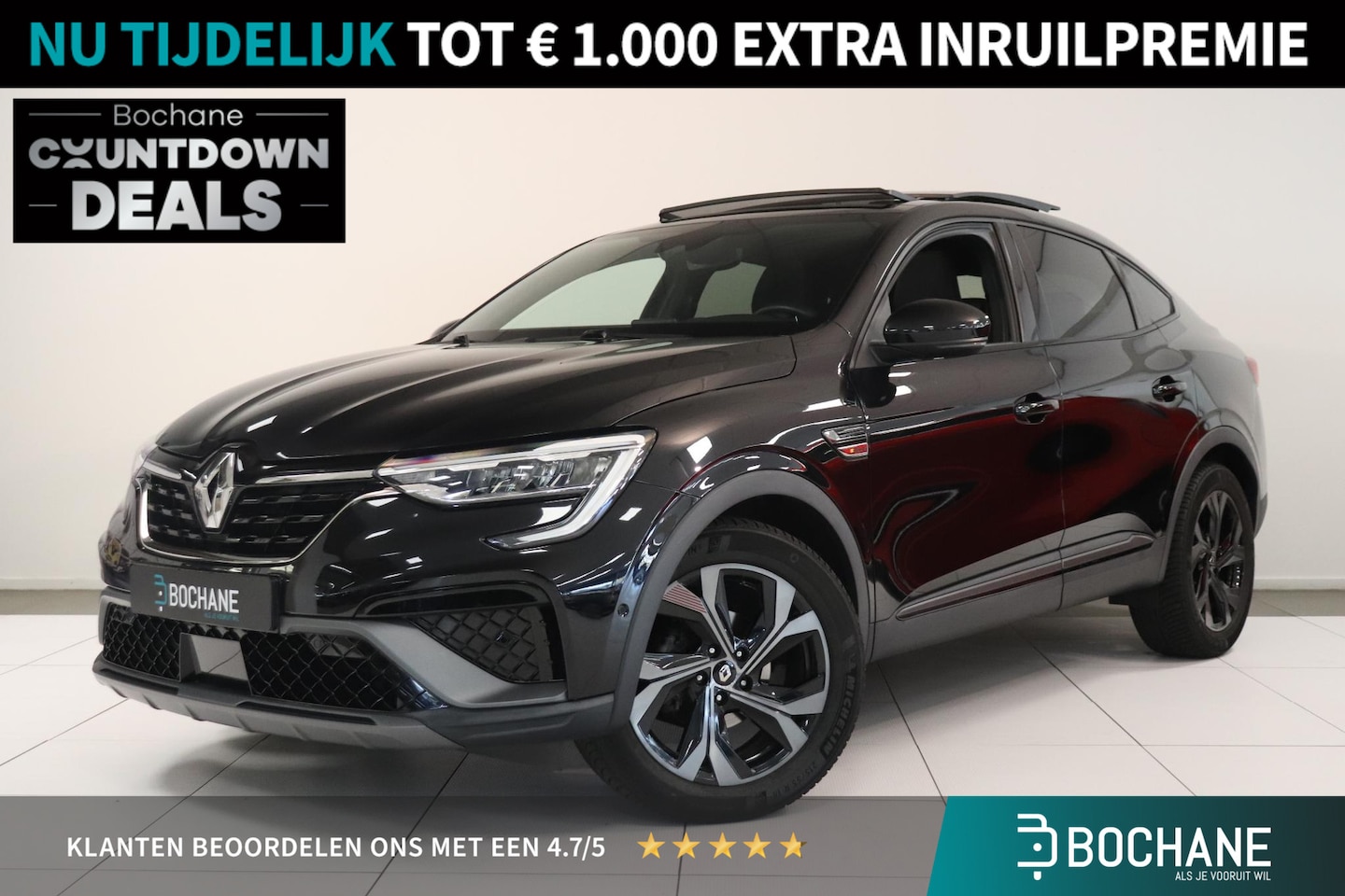 Renault Arkana - 1.3 mild hybrid 160 R.S. line | Sportstoelen | Panoramadak | Stuur en stoelverwarming | Sm - AutoWereld.nl