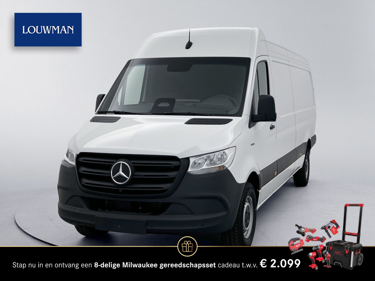 Mercedes-Benz eSprinter - 420 L3 RWD PRO 113kWh ACCU | 445KM actieradius | DC laden | Hoog netto laadvermogen | - AutoWereld.nl
