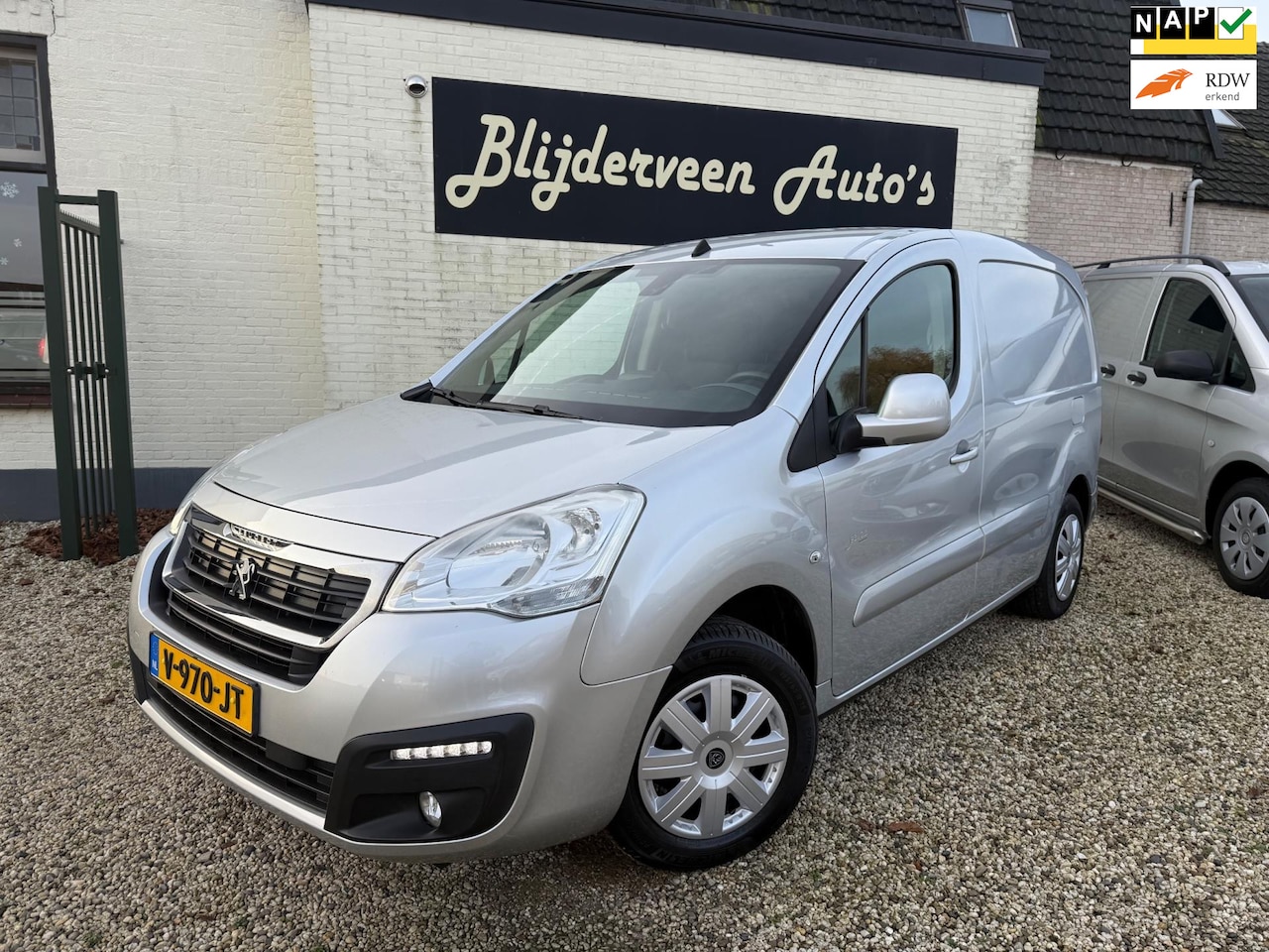 Peugeot Partner - 120 1.6 BlueHDi 100 L1 Première EURO6 | 3Pers. | Airco | Cruise | Navi | PDC - AutoWereld.nl