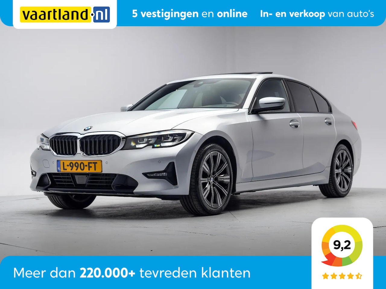 BMW 3-serie - 320i 183pk Executive Sport Line Aut. [ Schuifdak LED Adapt.cruise Stoelverwarming ] - AutoWereld.nl