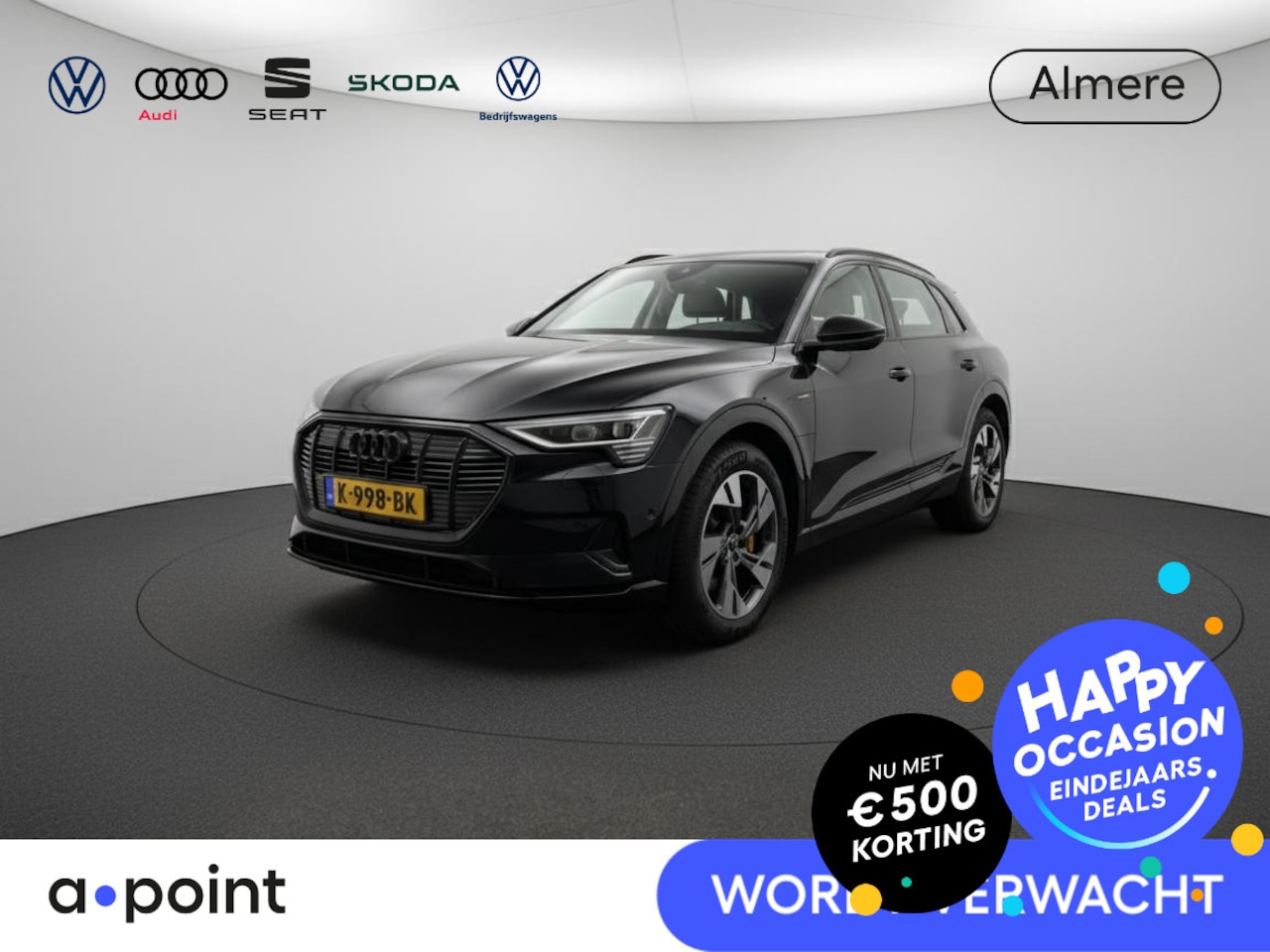 Audi e-tron - 55 quattro Business edition Plus 95 kWh 408 pk | Navigatie | Panoramadak | Parkeersensoren - AutoWereld.nl