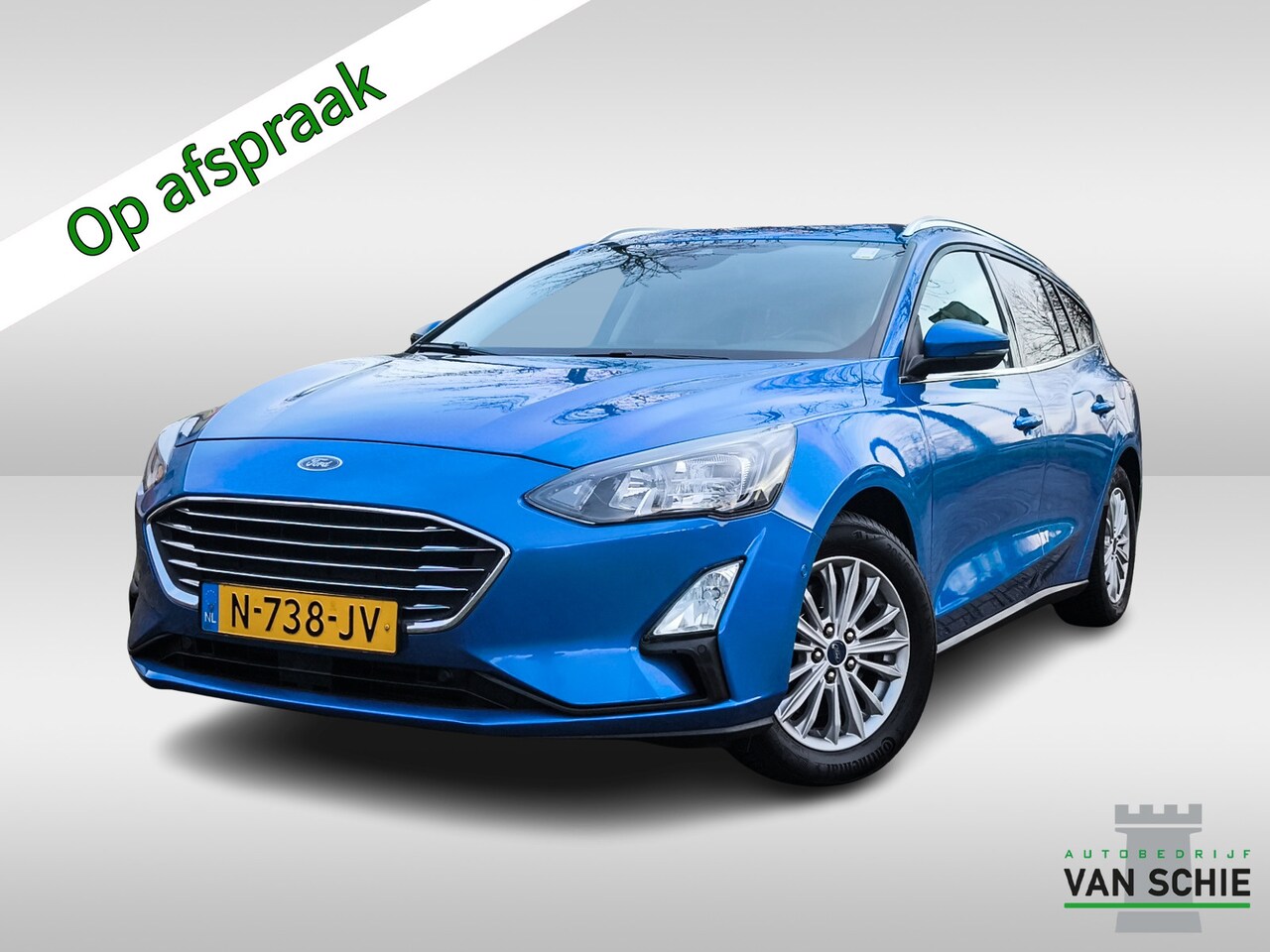 Ford Focus Wagon - 1.0 EcoBoost Titanium X Business 1e-Eig. & Dealer-Onderh. BOVAG-Garantie. NL-Auto.. - AutoWereld.nl