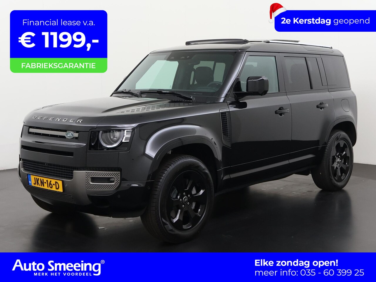 Land Rover Defender 110 - P300e X-Dynamic SE | Black edition | Luchtvering | Panoramadak | 20" Style Gloss Black | 3 - AutoWereld.nl