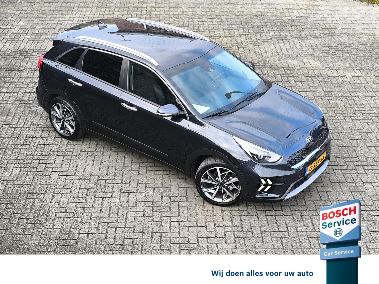 Kia Niro - 1.6 GDi Hybrid DynamicPlusLine 18 inch LM, trekhaak, carplay, stoel & stuur verwarming, Ca - AutoWereld.nl