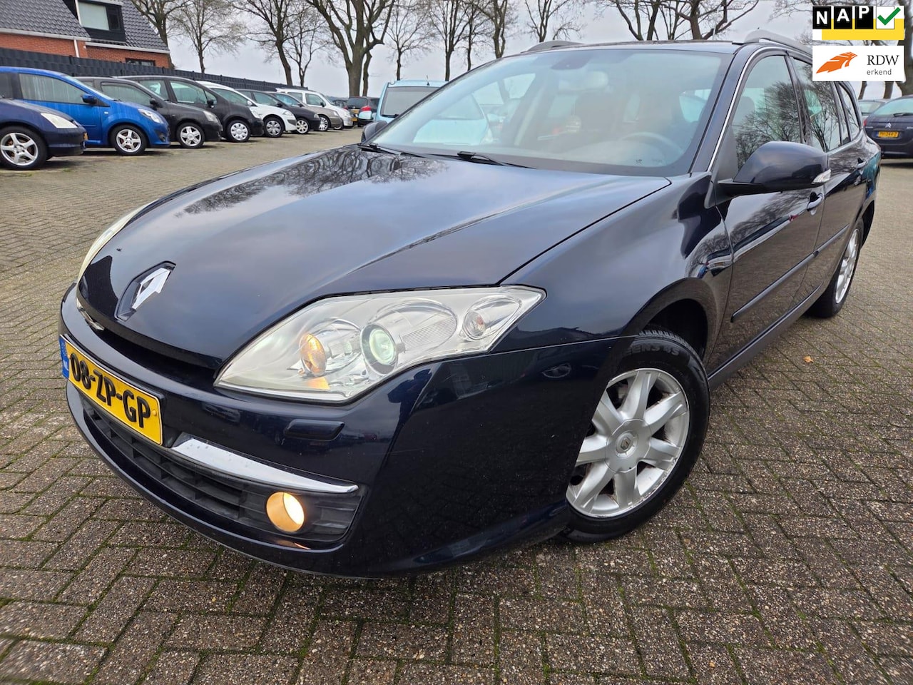Renault Laguna Estate - 2.0 16V Dynamique 2008. Climate/Cruise/Navigatie/Lichtmetaal etc.. APK 03-2026 - AutoWereld.nl