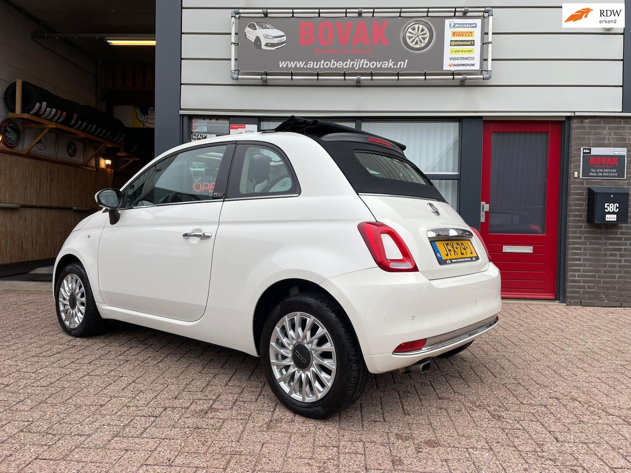 Fiat 500 C - 1.2i Popstar Cabriolet - AutoWereld.nl