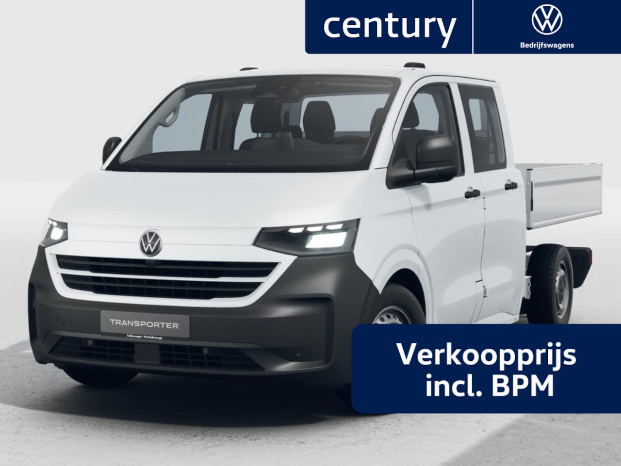 Volkswagen Transporter - Bedrijfswagens pick-up Dubbele Cabine L2 2.0 TDI 110 kW (150 pk) EU6 3500 - AutoWereld.nl