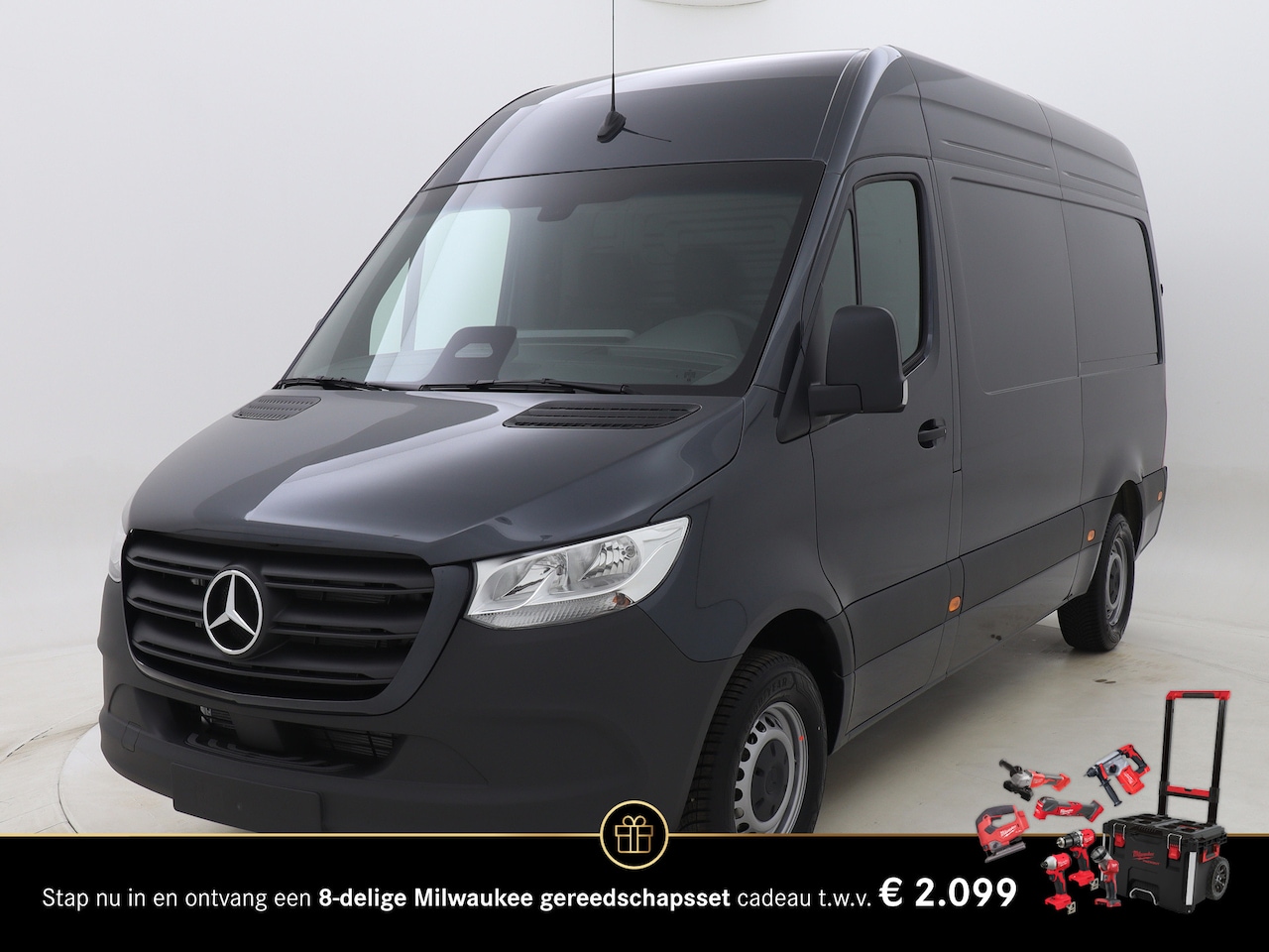 Mercedes-Benz Sprinter - 315 CDI 150pk Automaat L2 RWD PRO 3,5t trekhaak voorbereiding - AutoWereld.nl