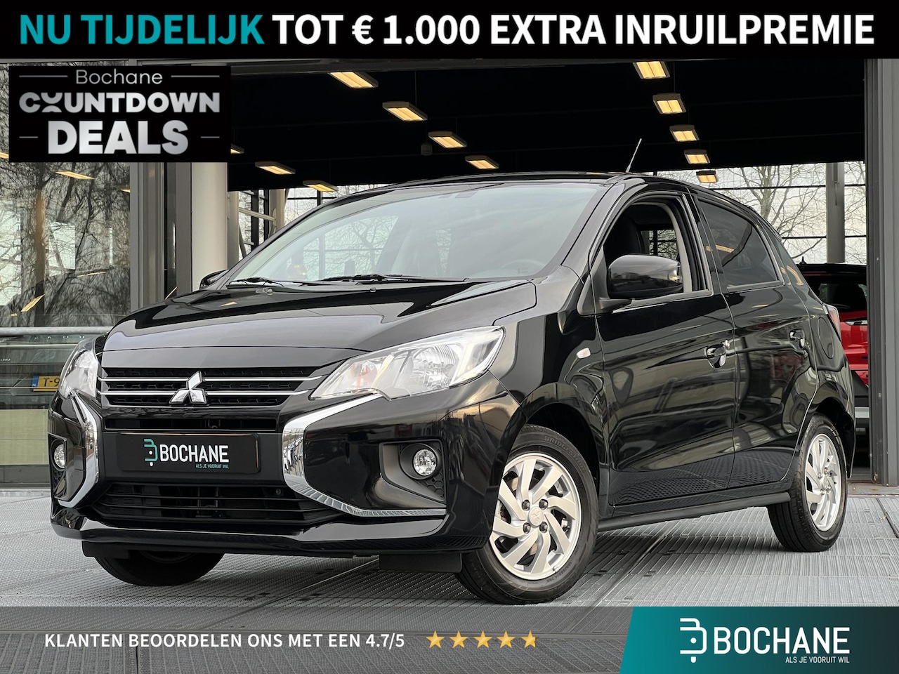 Mitsubishi Space Star - 1.2 Intense | Navigatie via Carplay/Android | Cruise Control | Dealeronderhouden | Stoelve - AutoWereld.nl