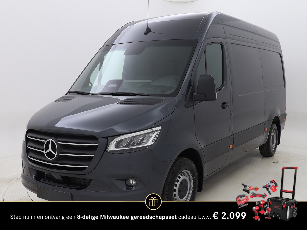 Mercedes-Benz Sprinter - 319CDI 190PK Automaat L2H2 RWD SELECT | BPM Vrij | Geveerde Stoel | Distronic | - AutoWereld.nl