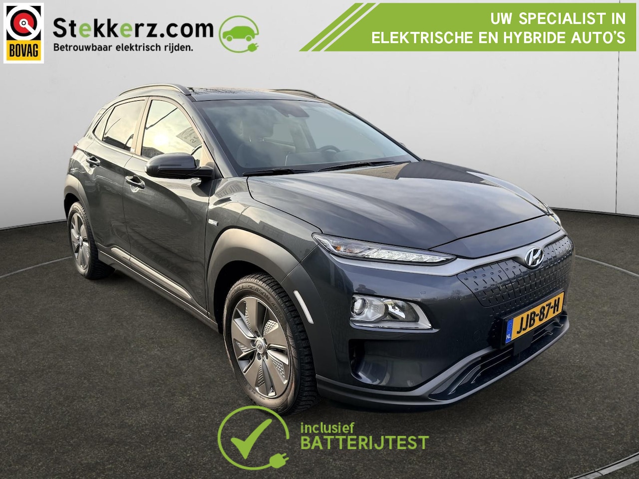 Hyundai Kona Electric - EV Comfort 39 kWh AVILOO Accutest, SOH 98% - AutoWereld.nl