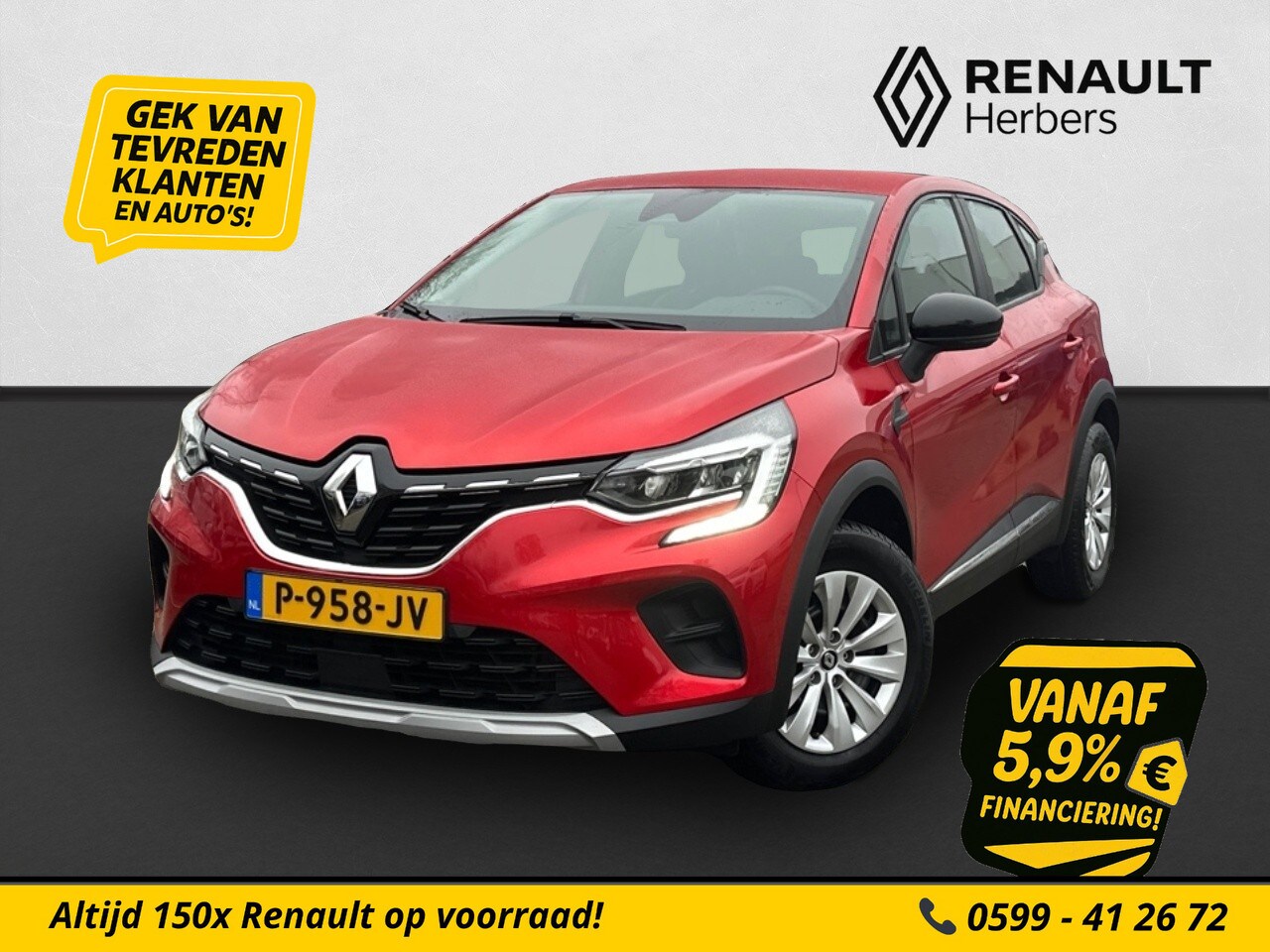 Renault Captur - 1.3 TCe 140 Zen AUTOMAAT / NAVI / PDC / CRUISE - AutoWereld.nl
