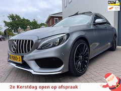 Mercedes-Benz C-klasse - 220 CDI/AMG/Pano/Headup/Leder/Dodenhoekdetectie/Climate-c/Cruise-c/Led/Sfeerverlichting