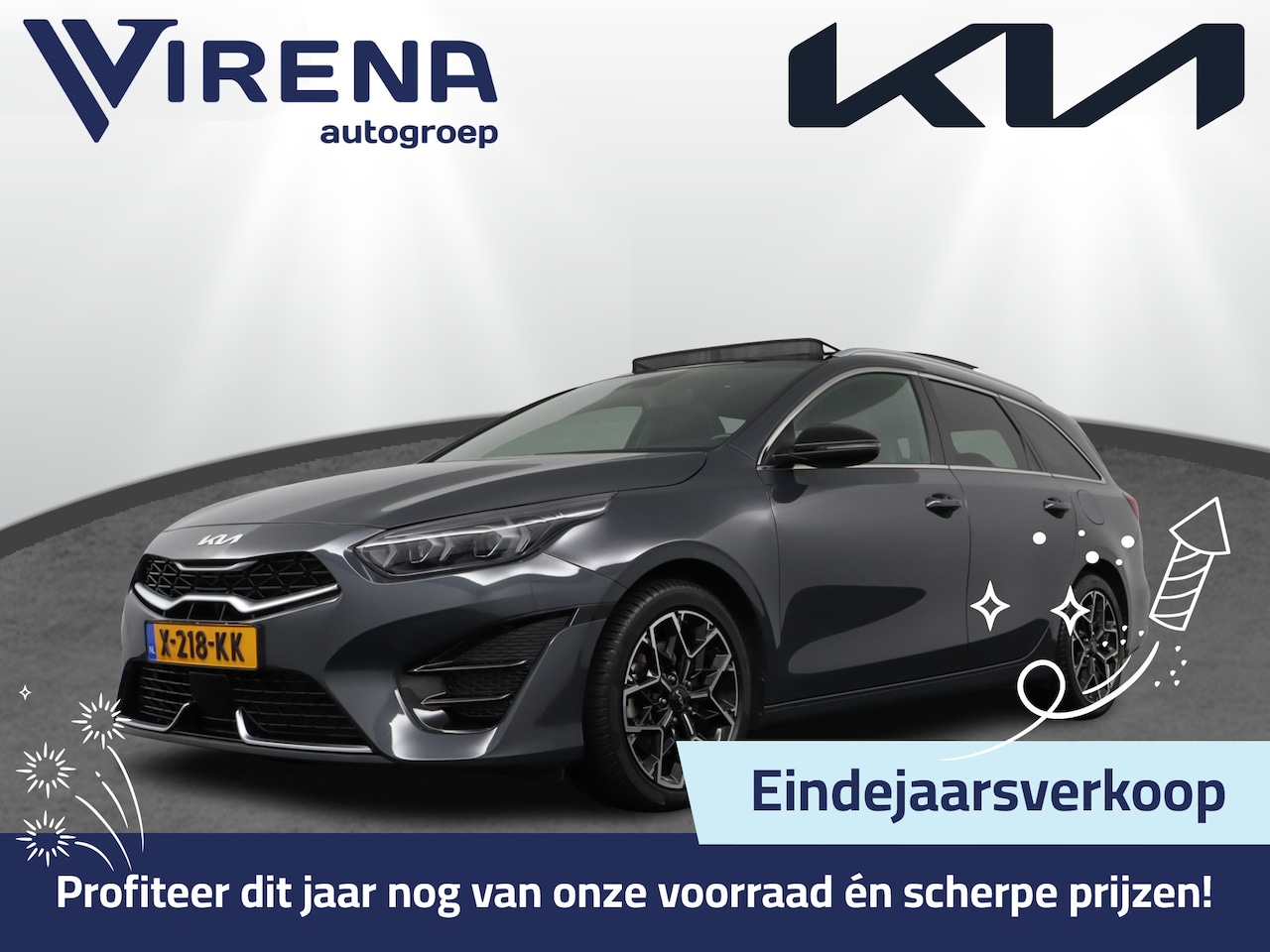 Kia Cee'd Sportswagon - Ceed 1.5 T-GDi GT-Line - Automaat - Navigatie - Schuif-/kanteldak - Stoel-/stuurverwarming - AutoWereld.nl