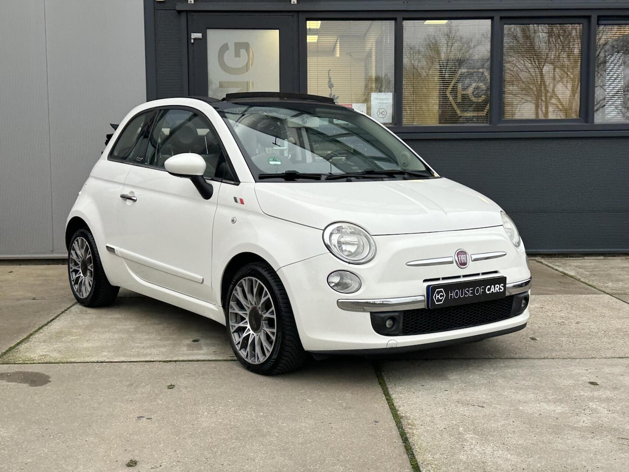 Fiat 500 C - 0.9 TwinAir Lounge Cabrio Airco Leder Interscope - AutoWereld.nl