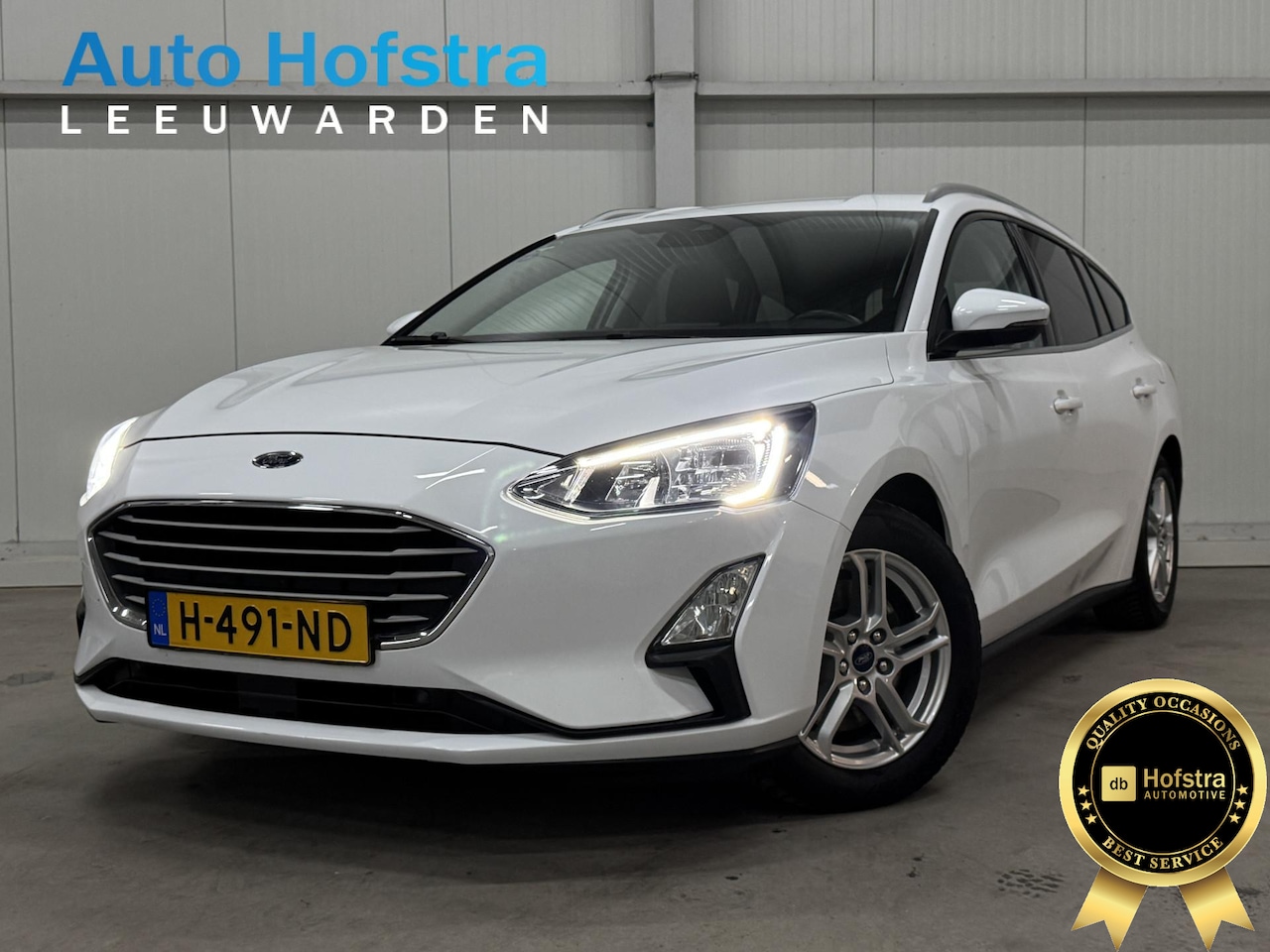 Ford Focus Wagon - 1.0 EcoBoost Edition Business LED NAVI PDC TREKHAAK LMV - AutoWereld.nl