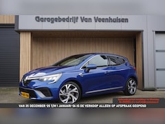 Renault Clio - 1.6 E-Tech Hybrid 140pk R.S. Line Navi 17inch LM Sporstoelen LED *NL auto* IronBlauw Metal