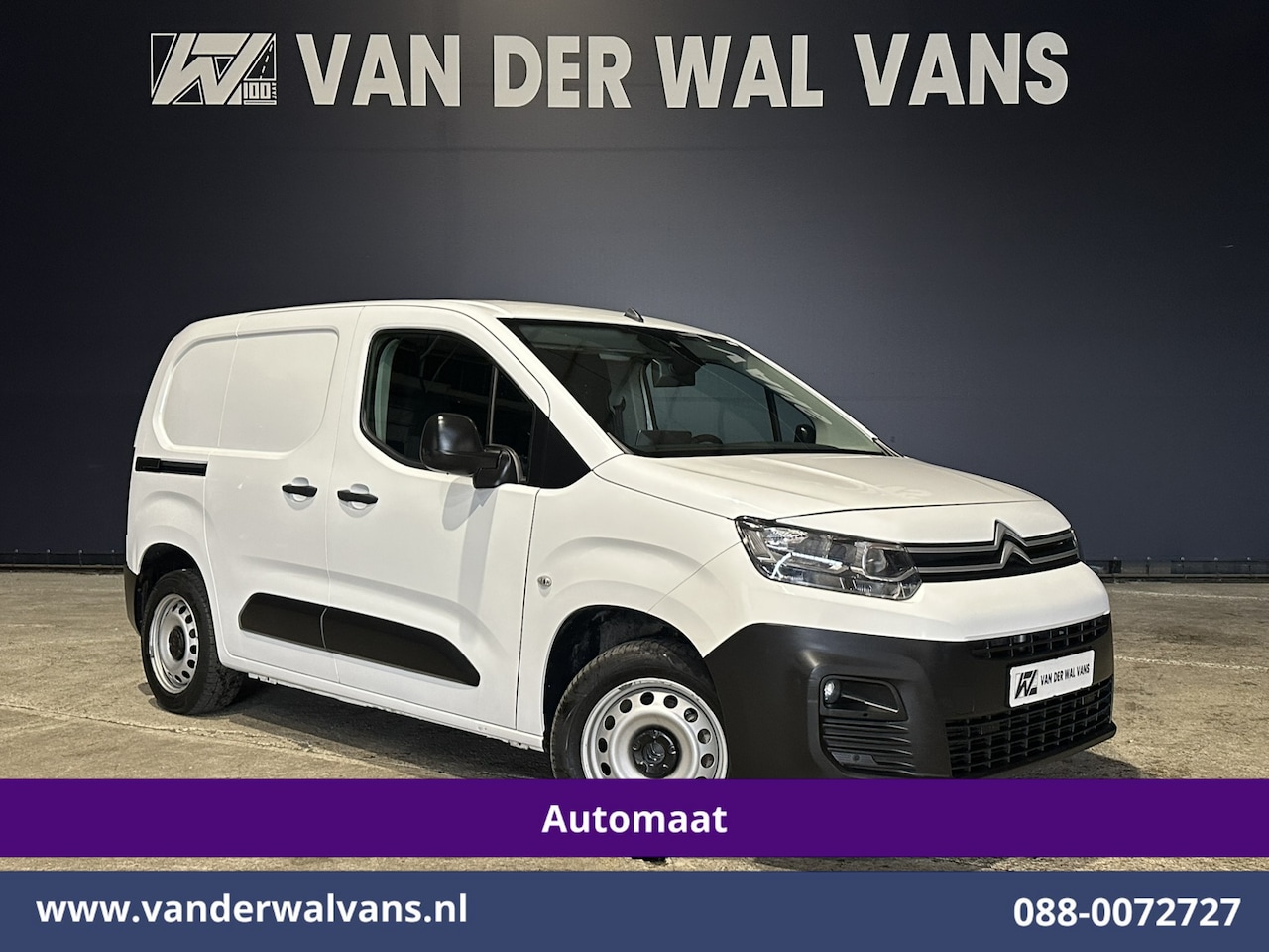 Citroën Berlingo - 1.5 BlueHDI 130pk Automaat L1H1 Euro6 Airco | 2x Zijdeur | Navigatie | Camera | Apple Carp - AutoWereld.nl