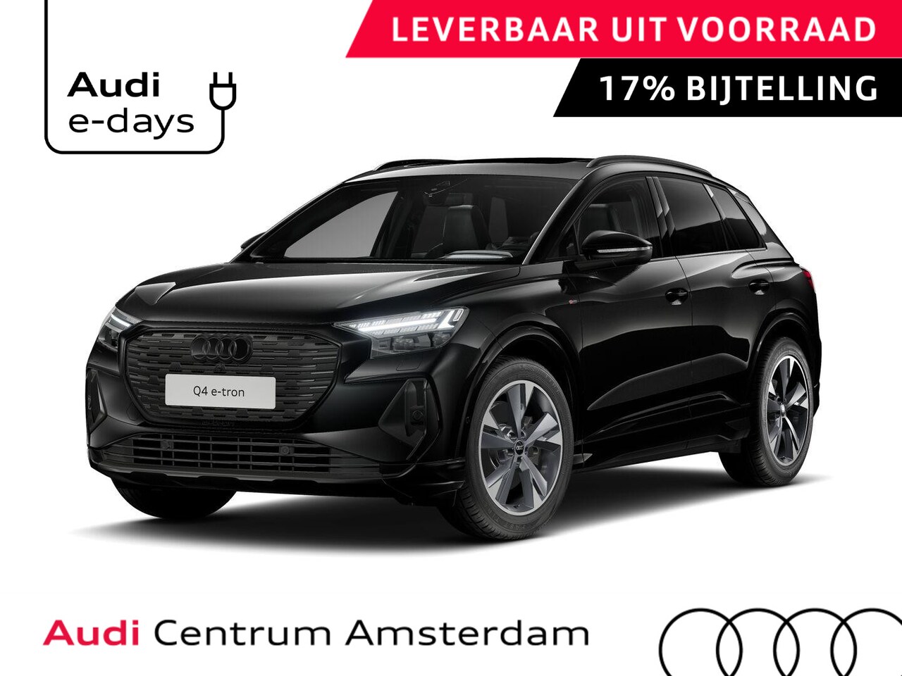 Audi Q4 e-tron - 45 S edition Competition 82 kWh 286 pk | Assistentiepakket Advanced | Glazen panoramadak | - AutoWereld.nl