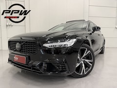 Volvo V90 - T6 AWD R-Design BLACK PANO/TREKHAAK/H&K/MEMORY/LEER-ALCANTARA/KEYLESS/ACC/PILOT-ASSIST/19"
