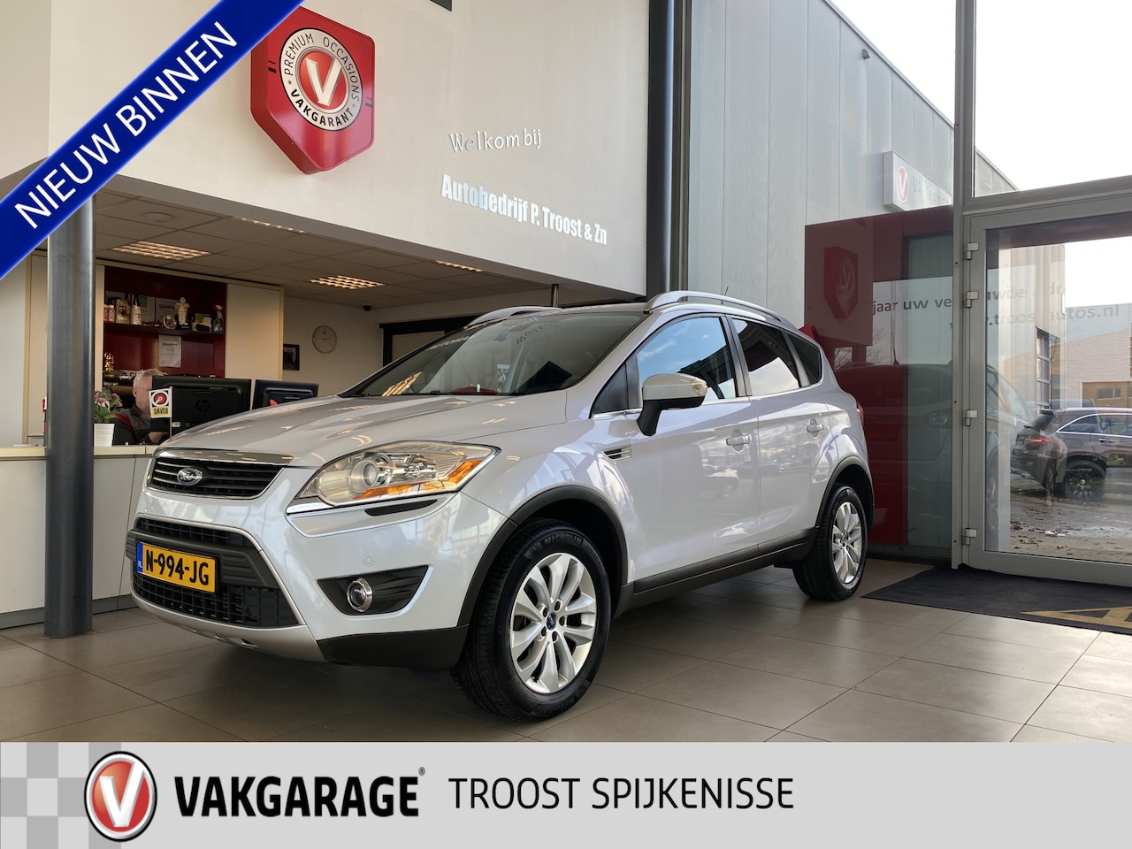 Ford Kuga - 2.5 20V Titanium 2.5 20V Titanium,Automaat,Panoramadak,Navigatie,Keyless,Climate&Cruisecontrol,Vol Leder&St - AutoWereld.nl