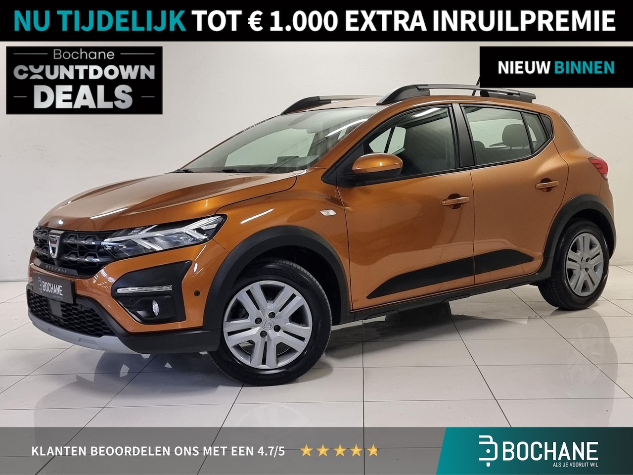 Dacia Sandero Stepway - 1.0 TCe 100 Bi-Fuel Comfort | Apple CarPlay / Android Auto navigatie | Trekhaak | Achterui - AutoWereld.nl