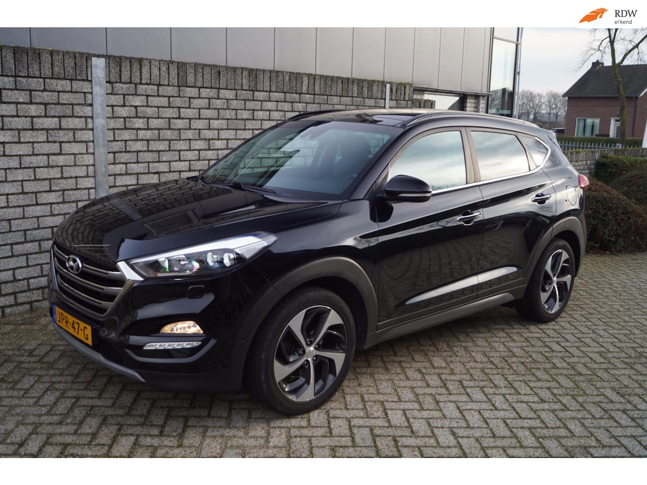 Hyundai Tucson - 1.6 T-GDi Premium 4WD Autom Panodak Leder Stoel/Stuur en A Bankverw Navi Camera Xenon Clim - AutoWereld.nl