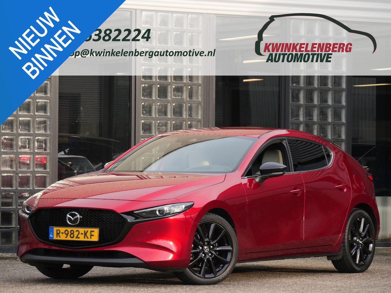 Mazda 3 Sport - 2.0 150PK SPORTIVE/ LEER/ BOSE/ 18INCH/ NL-AUTO - AutoWereld.nl