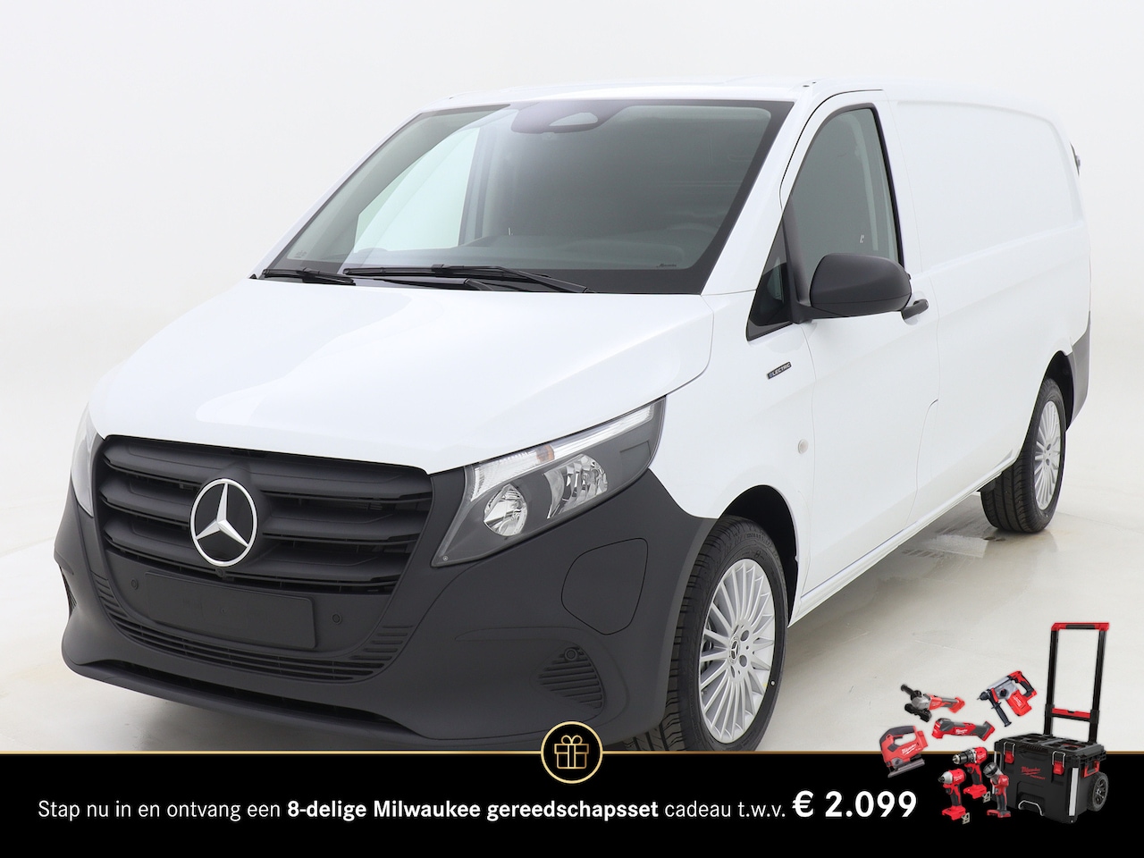 Mercedes-Benz eVito - L2 66kwh PRO | GRATIS Wallbox | Apple Carplay | Anroid auto | Achterdeuren | - AutoWereld.nl