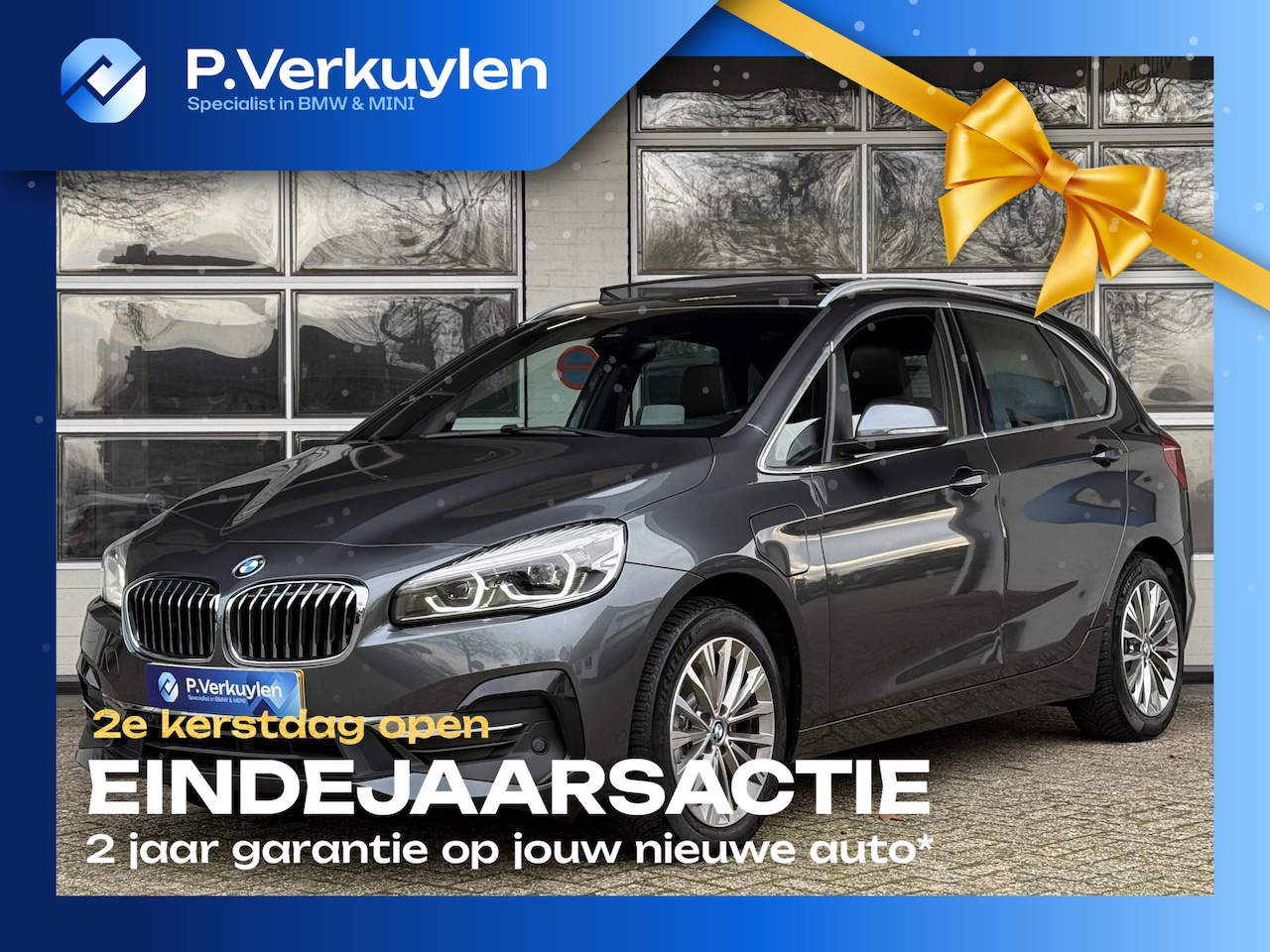 BMW 2-serie Active Tourer - 225xe iPerformance High Executive | LUXURY LINE | PANORAMA | LEDER | CAMERA | SPORTSTOELEN - AutoWereld.nl