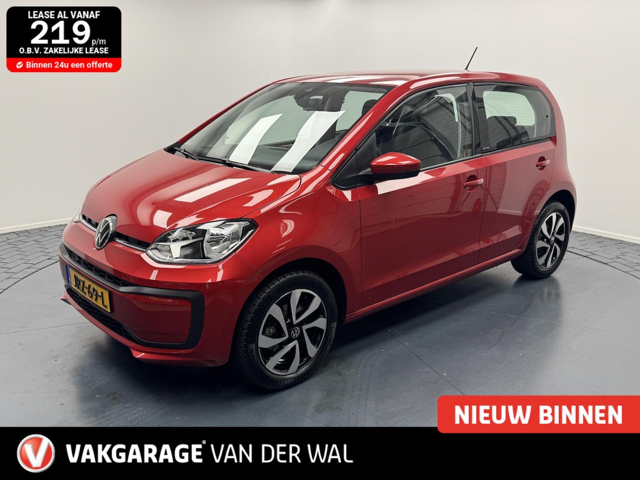 Volkswagen Up! - 1.0i Cr.contr-Clima-Camera-Bluetooth-Parkeersensoren-Lm15''velgen - AutoWereld.nl