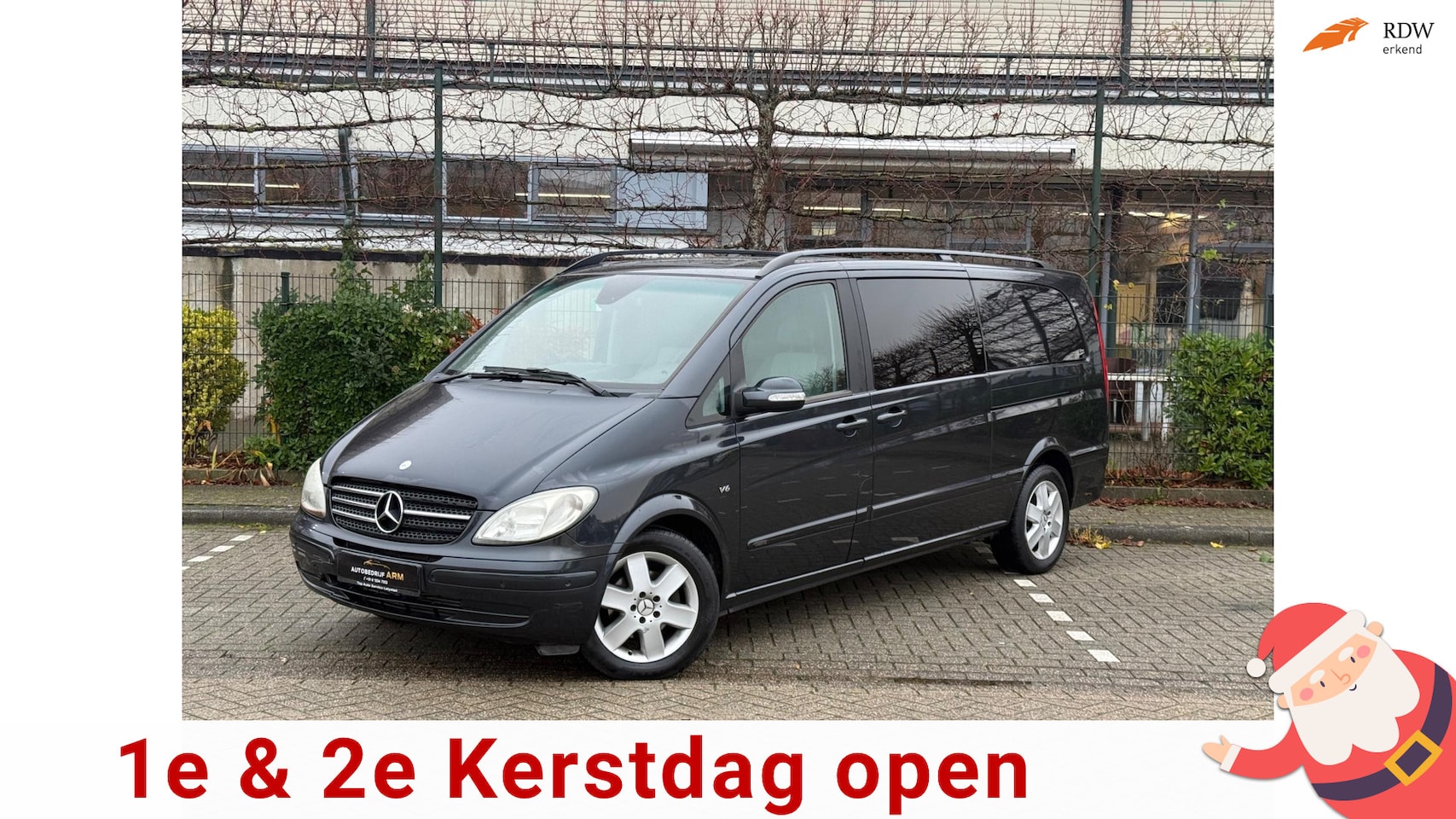 Mercedes-Benz Vito - 3.0 V6 DC Ambiente Lang 5 PERSOON LUXE MODEL APK AUTOMAAT VELGEN CARPLAY RADIO AIRCO FULL - AutoWereld.nl