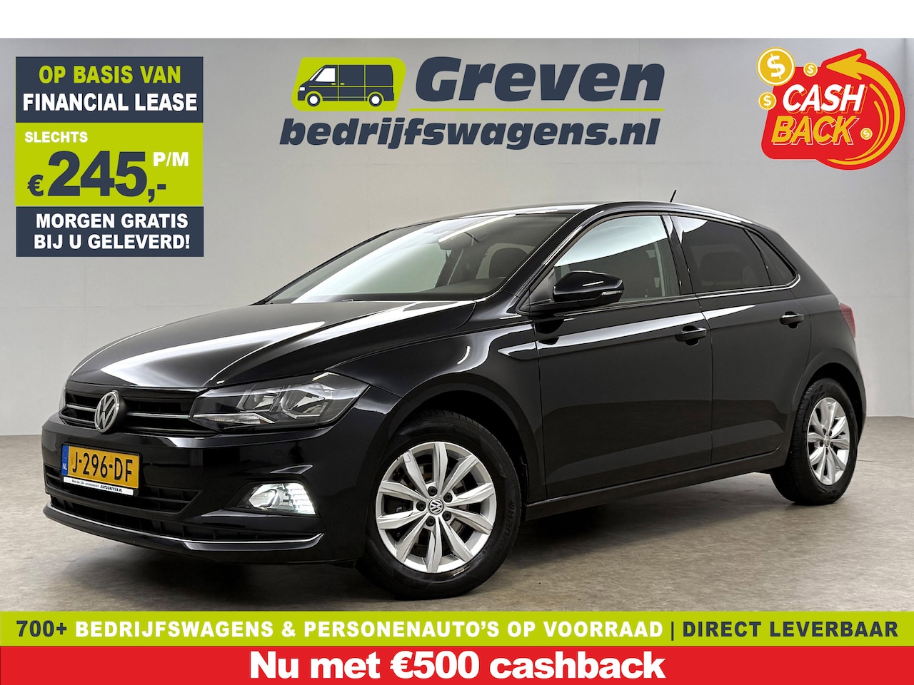 Volkswagen Polo - 1.0 TSI Highline | Carplay | DSG | Stoelverw. | Parkeersens. | Clima | LED - AutoWereld.nl