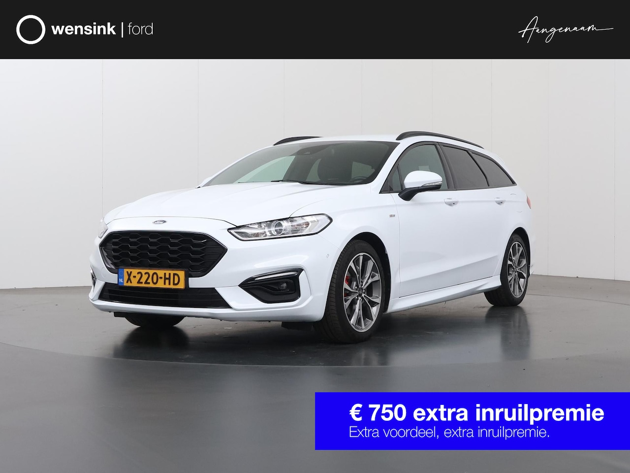 Ford Mondeo Wagon - 2.0 IVCT HEV ST-Line X | Trekhaak | Winterpakket | Parkeercamera | Navigatie | Led Koplamp - AutoWereld.nl