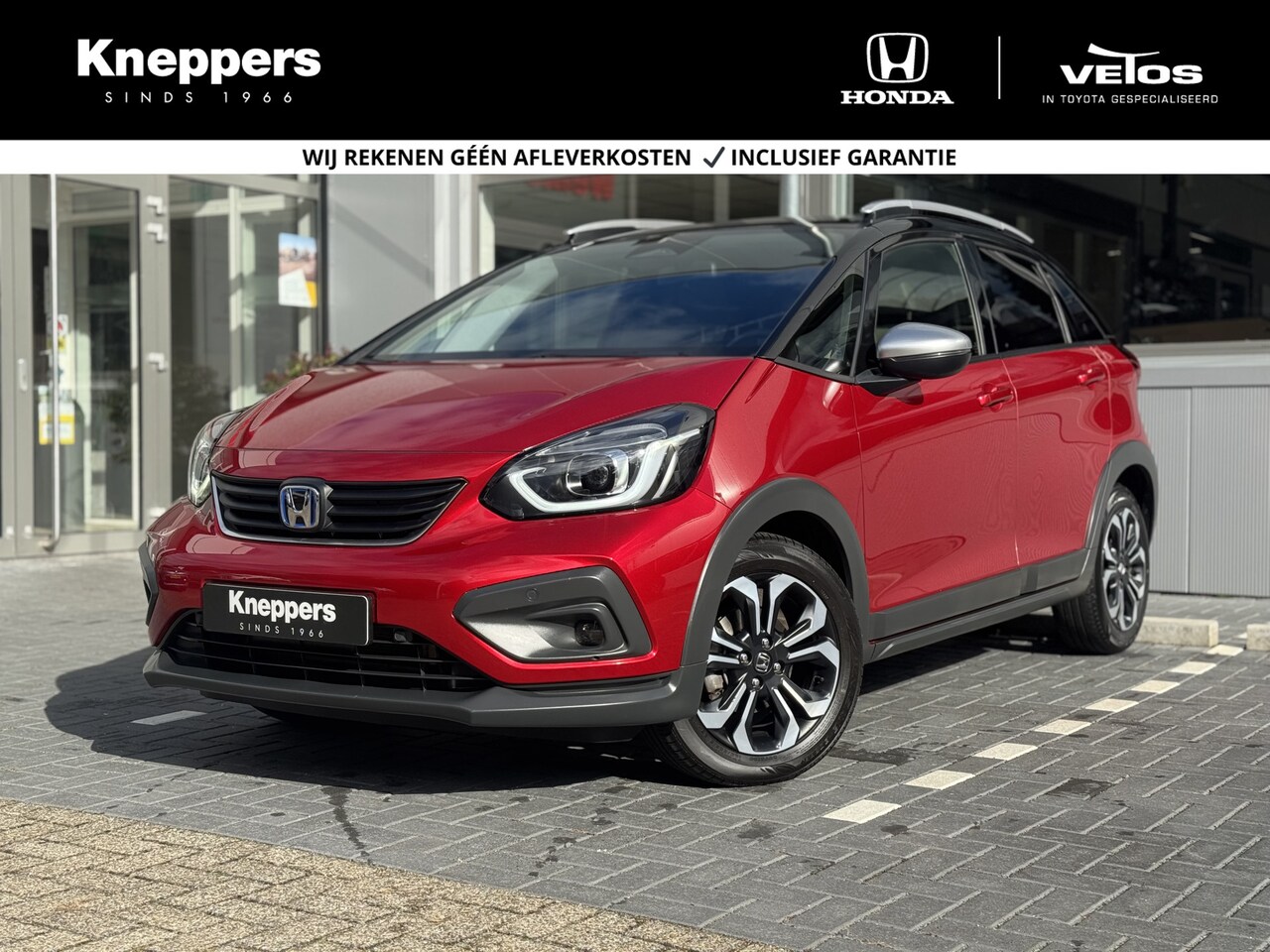 Honda Jazz - 1.5 e:HEV Crosstar BI-TONE | GEEN AFLEVERKOSTEN |  Navigatie, Parkeersensoren V+A, Apple/A - AutoWereld.nl