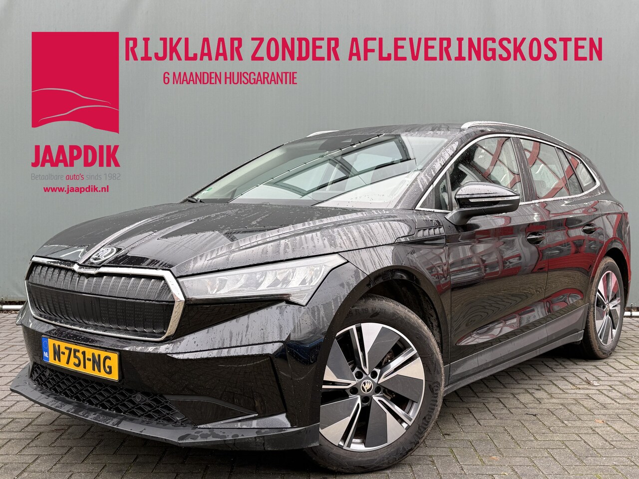 Skoda Enyaq iV - BWJ 2021 180 PK 60 NIEUWE BINNEN - AutoWereld.nl