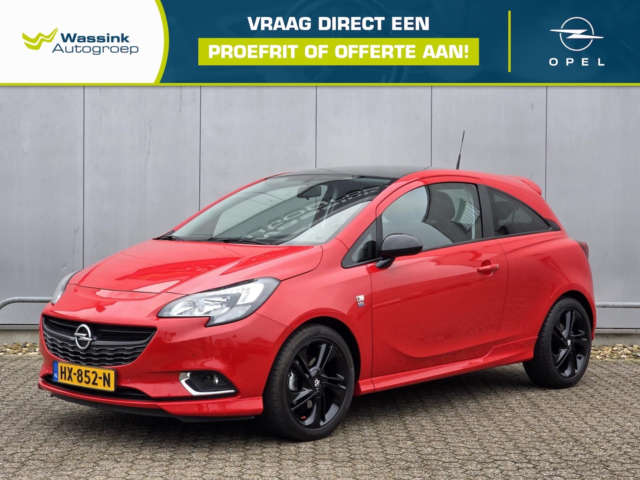 Opel Corsa - 1.0T 90pk 3drs OPC Line | Cruise Control | Airco | Parkeersensoren V+A | 17 - AutoWereld.nl