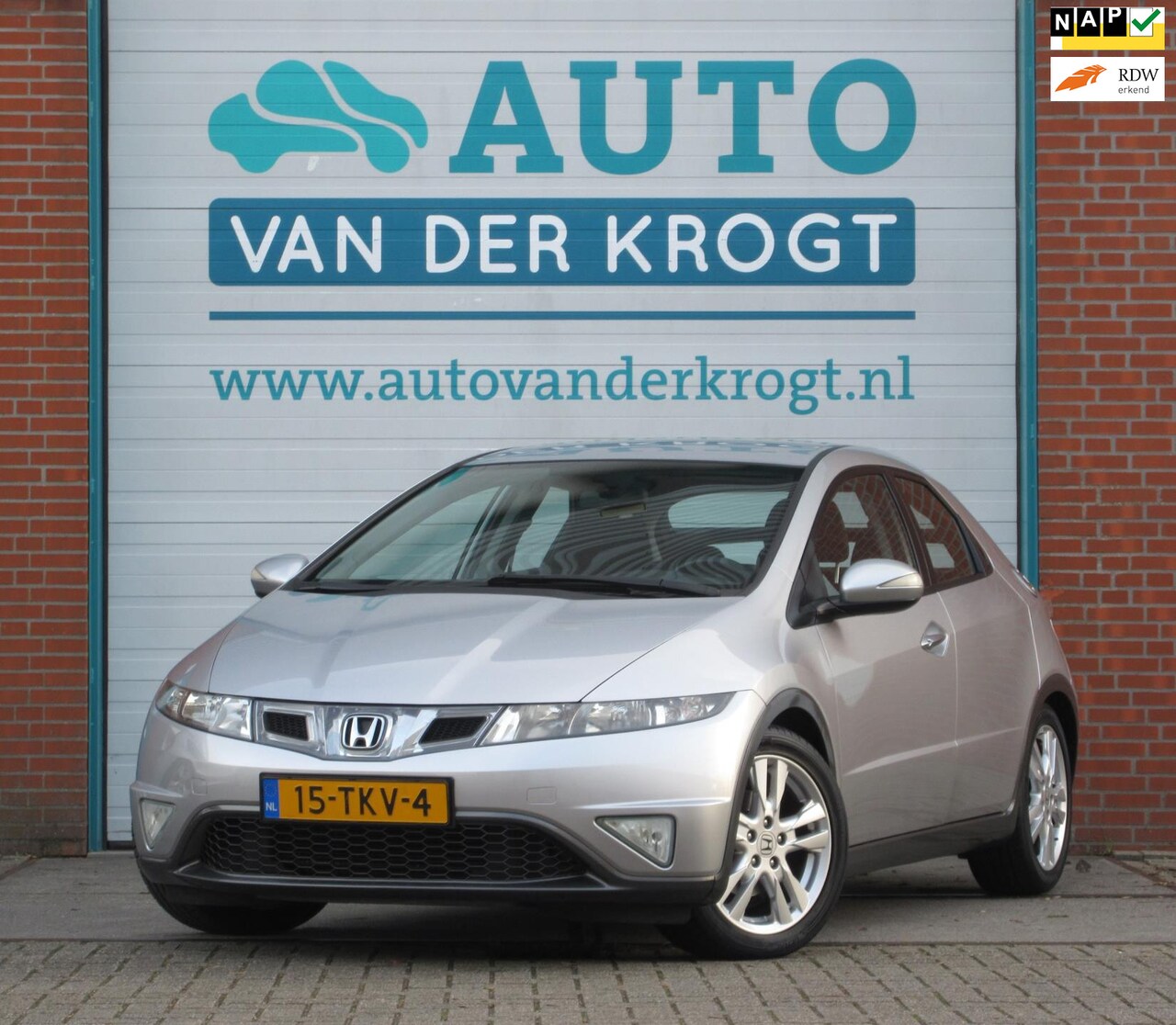 Honda Civic - 1.8 Sport 1.8 Sport, 1e Eig, Trekhaak, Uniek 57.549 km !!!, APK 2-27 - AutoWereld.nl