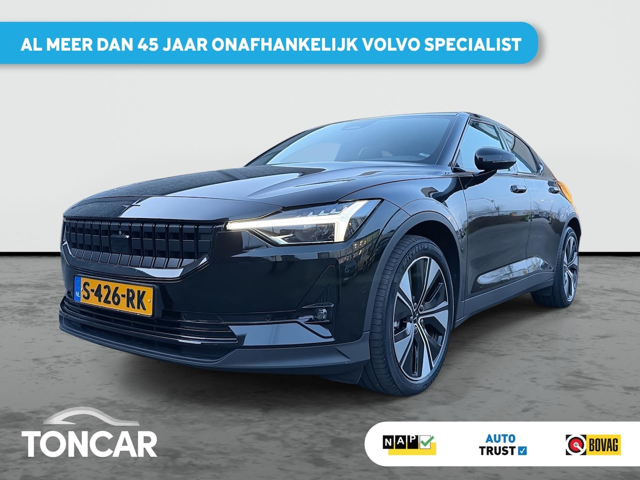 Polestar 2 - Long Range Single Motor 78 kWh SOH 93% | 360 camera | Pilot Assist | Park Assist | 19" LM - AutoWereld.nl
