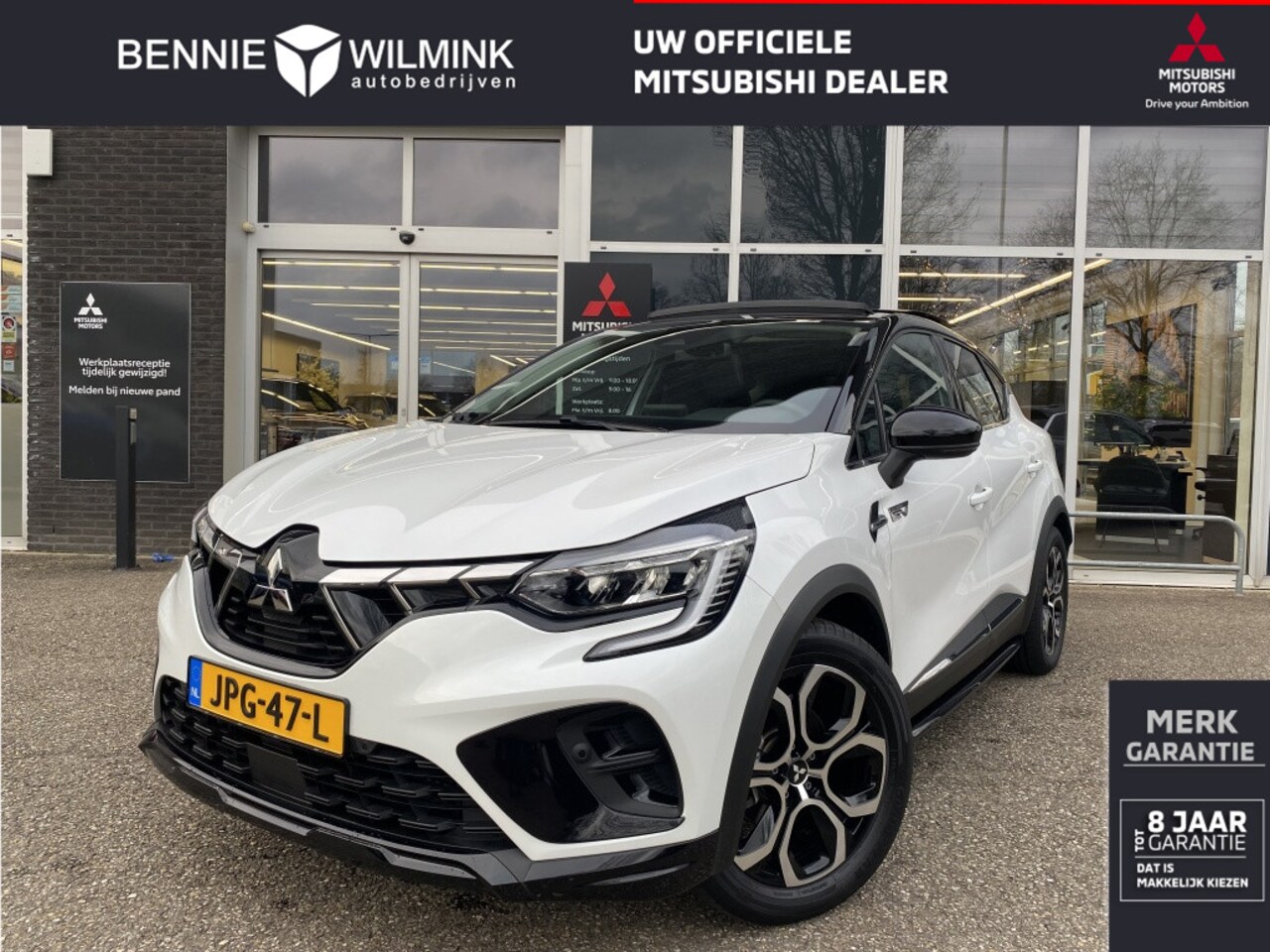 Mitsubishi ASX - 1.6 HEV Instyle | Leer | Open dak | slechts 9205km - AutoWereld.nl