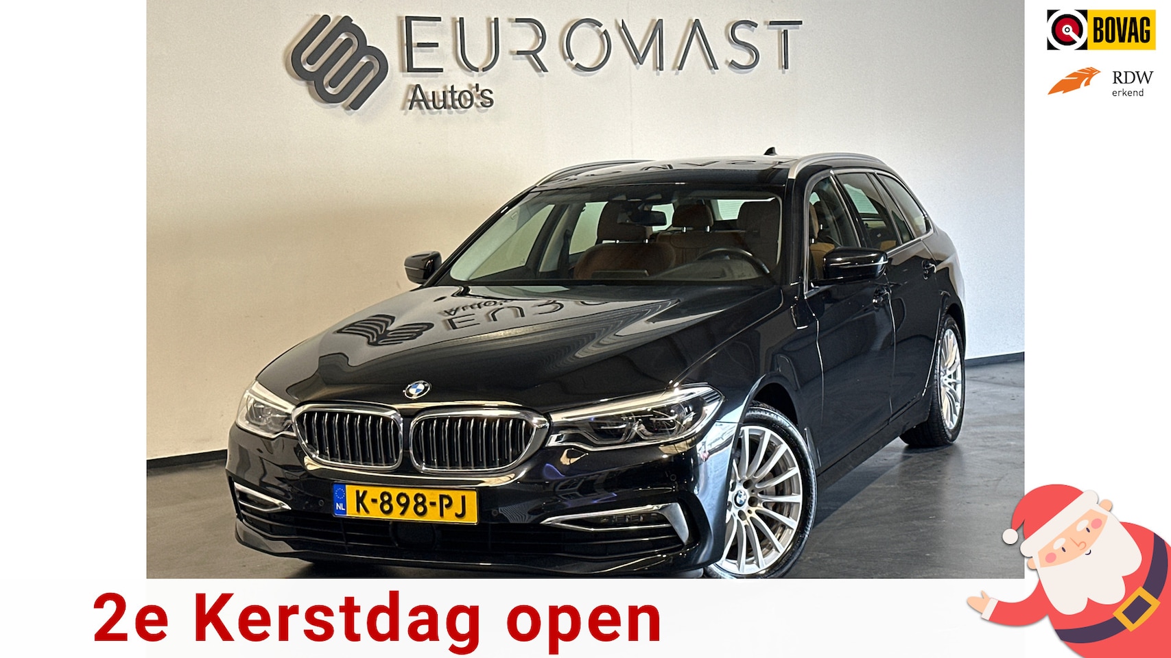 BMW 5-serie Touring - 530i High Executive Adaptive Cruise Automaat Leder Panodak Nieuwe Apk - AutoWereld.nl